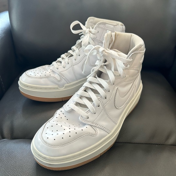 Nike Air Women’s White High Top Sneakers 10 - Picture 9 of 11